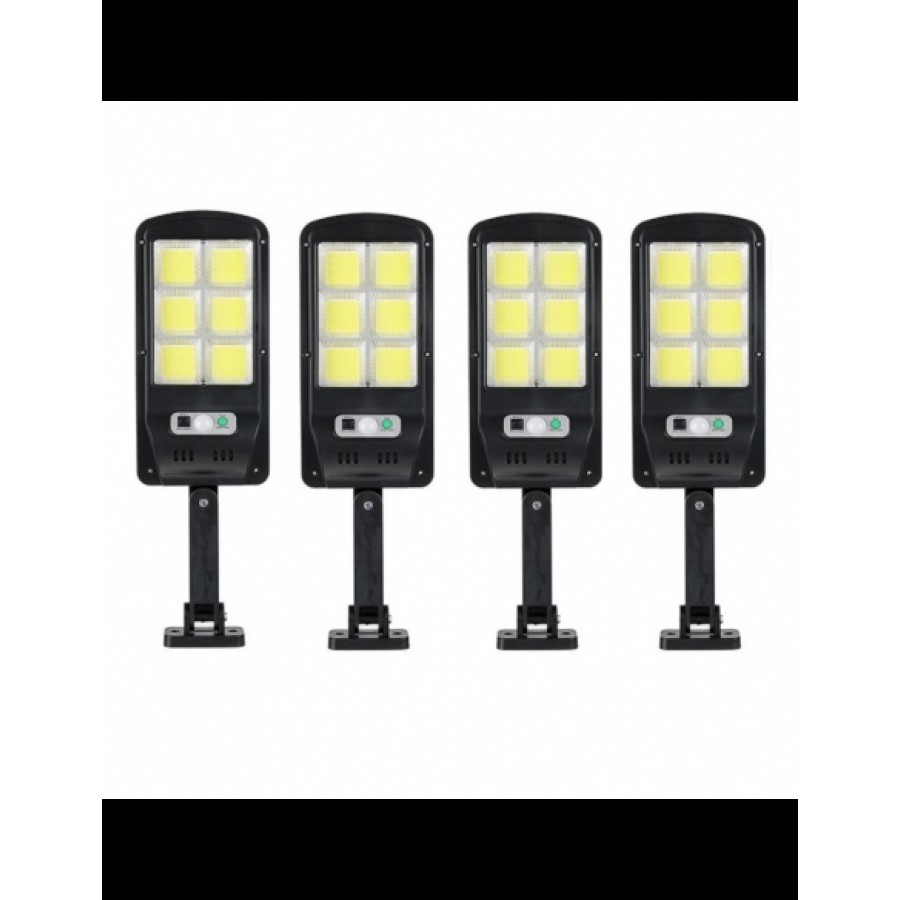 4 X Proiector solar 6 celule,150 LED-uri COB ,cu senzor de miscare, sistem prindere inclus - Panouri solare - reducerim.ro