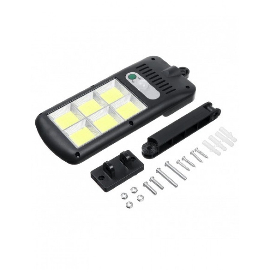 4 X Proiector solar 6 celule,150 LED-uri COB ,cu senzor de miscare, sistem prindere inclus - Panouri solare - reducerim.ro