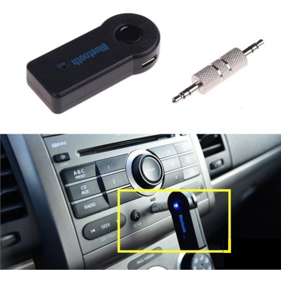 Adaptor Bluetooth Car Kit A2DP, compatibil cu orice sistem audio - Auto-Moto - reducerim.ro