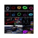 Set 2 benzi decorative auto LED 2 metri, pentru interior - Auto-Moto -reducerim.ro Set 2 benzi decorative auto LED 2 metri, pentru interior - Auto-Moto - reducerim.ro