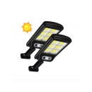 2 X Proiector 6 celule ,150 LED-uri COB ,cu senzor de miscare, sistem prindere inclus - Panouri solare - reducerim.ro