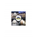 Lampa solara tripla split, senzor de de miscare, 15 W, IP65 - Panouri solare - reducerim.ro