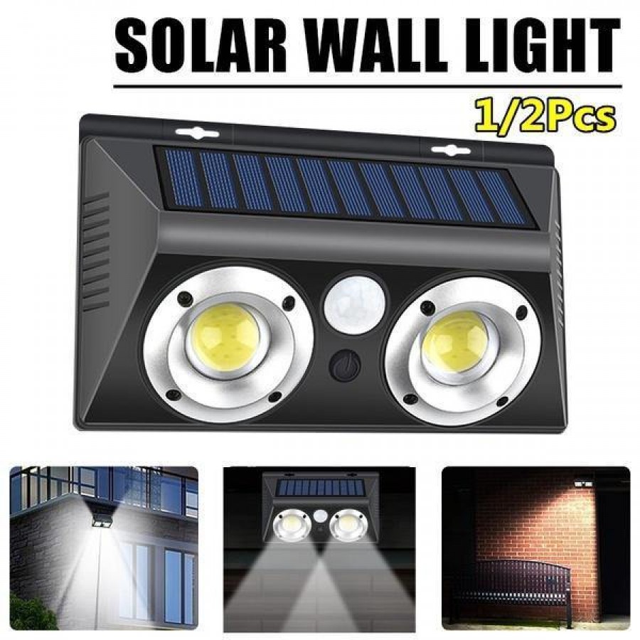 Lampa solara 20W Dual COB LED IP65 - Panouri solare - reducerim.ro