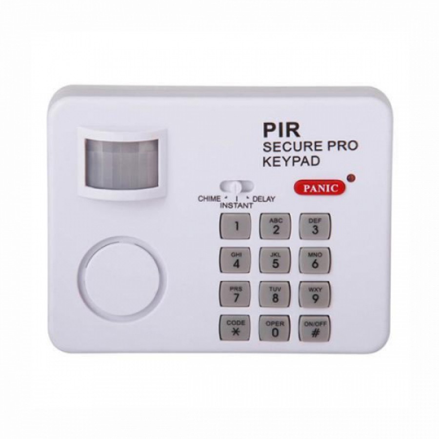 Alarma wireless cu senzor de miscare si cod de blocare / deblocare - ELECTRONICE - reducerim.ro