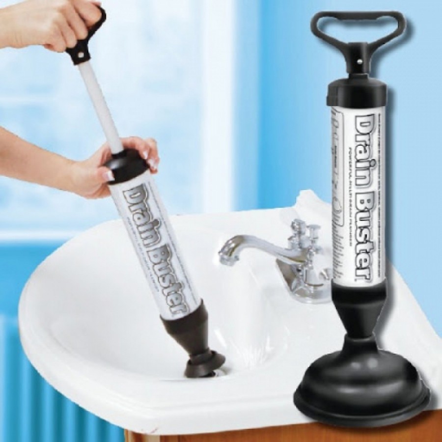 Pompa pentru desfundat Drain Buster cu camera de compresie - Sanitare - reducerim.ro