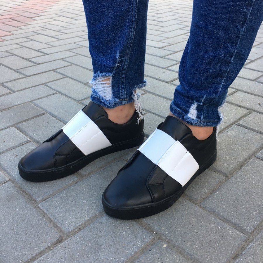 Pantofi sport  AN-101 BLACK/WHITE P4 - Pantofi sport - reducerim.ro