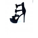 Sandale F320 BLACK R3/6/3 - Sandale Toc - reducerim.ro