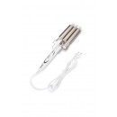 Ondulator profesional cu 3 elementi, Kemei, KM-1010, Temperatura reglabila, 45W, Auriu/Alb - Ingrijire Personala - reducerim.ro