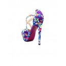 Sandale SQ1653 PURPLE R3/5/5 - Sandale Toc - reducerim.ro