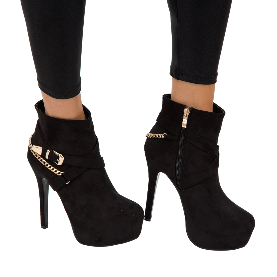 Botine 673 Black R1/2/1 - Botine - reducerim.ro