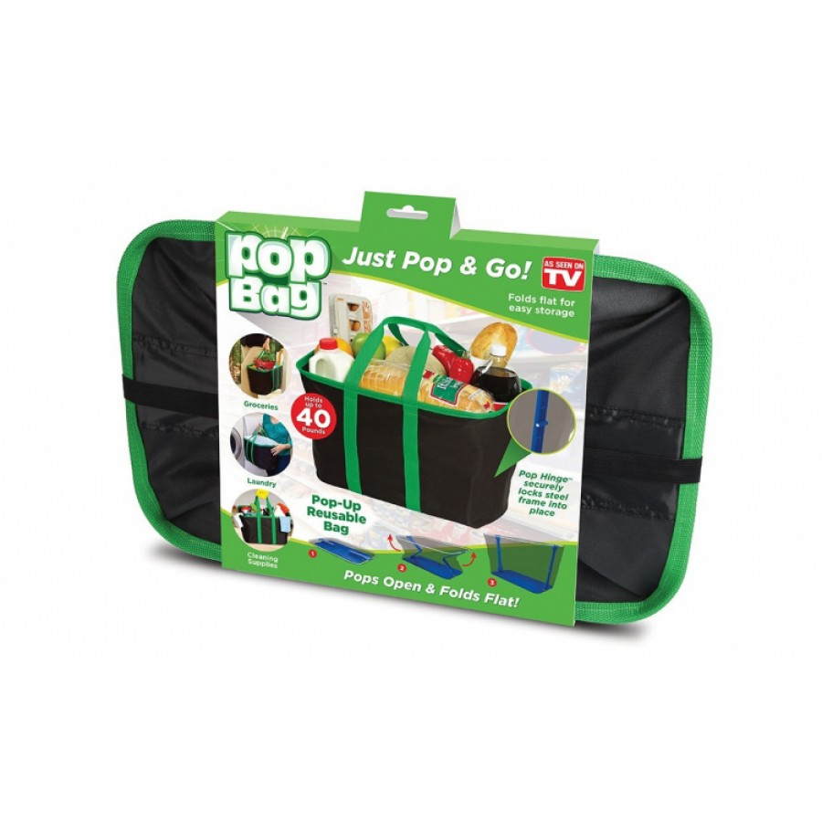 Sacosa reutilizabila pliabila - Pop Bag - Bucatarie - reducerim.ro