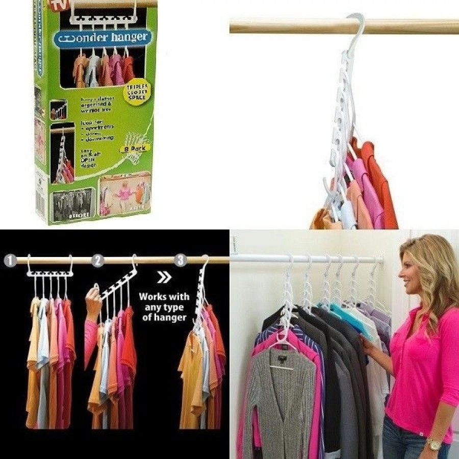 Suport organizator pentru umerase Triples Closet Space, 8 bucati - Bucatarie -reducerim.ro Suport organizator pentru umerase Triples Closet Space, 8 bucati - Bucatarie - reducerim.ro