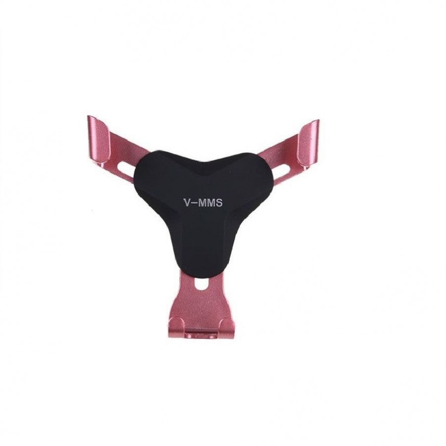 Suport Auto de Grila Pentru Telefoane cu 3 Brate V-MMS, Roz - Accesorii Telefoane - reducerim.ro