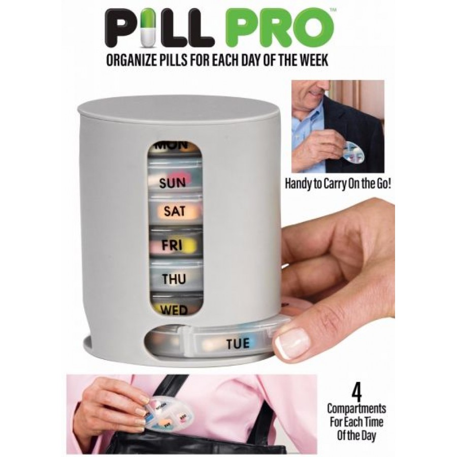 ORGANIZATOR PILL PRO PENTRU MEDICAMENTE, 7 SERTARE - Sanitare -reducerim.ro ORGANIZATOR PILL PRO PENTRU MEDICAMENTE, 7 SERTARE - Sanitare - reducerim.ro
