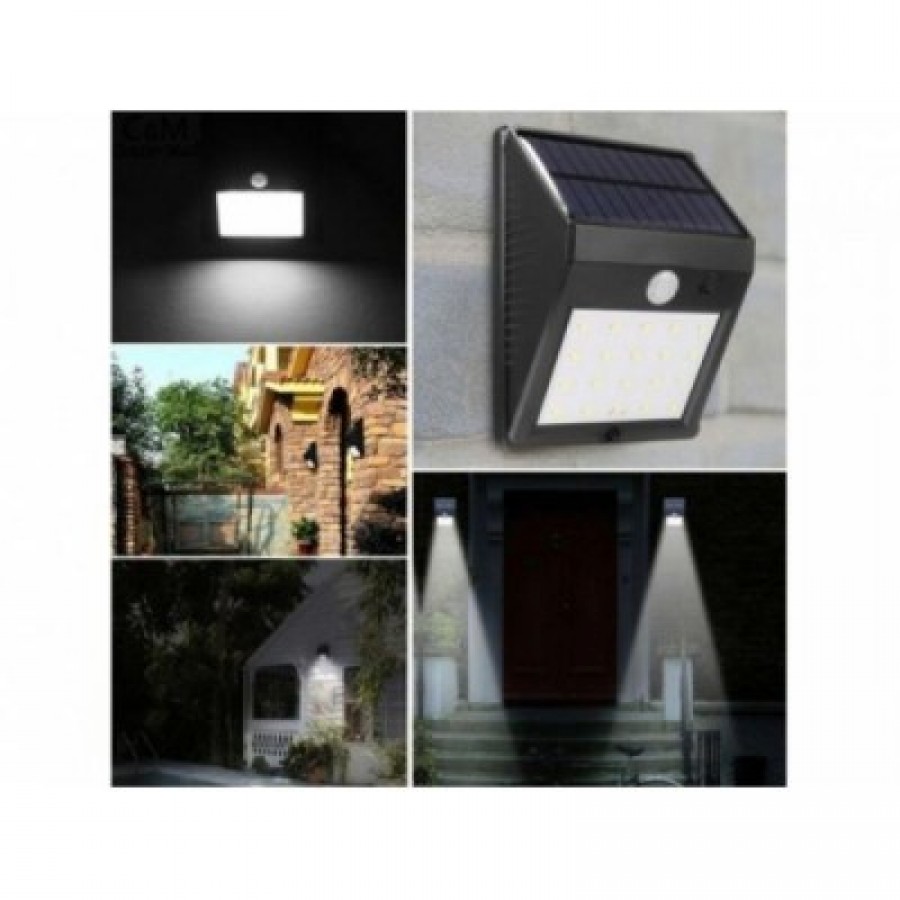 Lampa EVER BRITE, LED, solara, cu senzor de miscare - Iluminat -reducerim.ro Lampa EVER BRITE, LED, solara, cu senzor de miscare - Iluminat - reducerim.ro