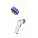 SET Pulsoximetru universal + Termometru Infrarosu Digital - Ingrijire Personala - reducerim.ro