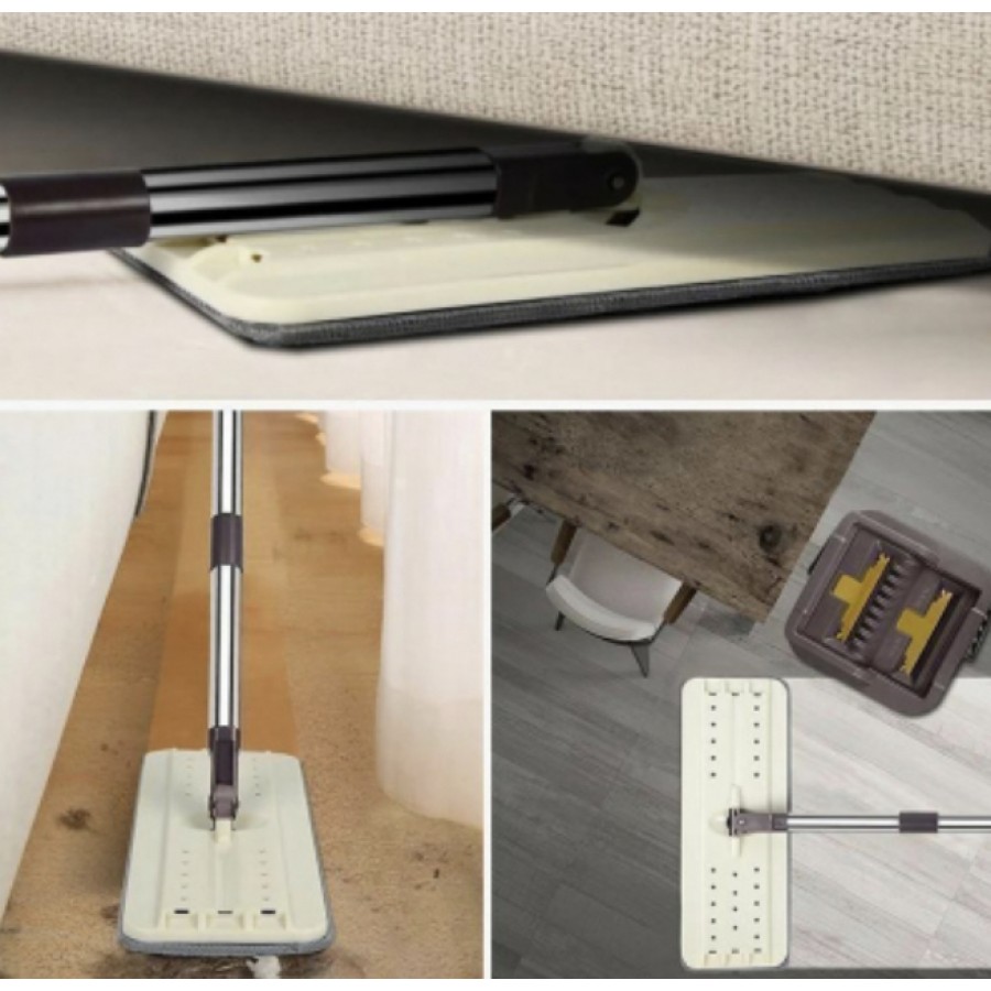 Mop profesional cu doua cuve de spalare si uscare + 2 rezerve cadou - ELECTRONICE -reducerim.ro Mop profesional cu doua cuve de spalare si uscare + 2 rezerve cadou - ELECTRONICE - reducerim.ro