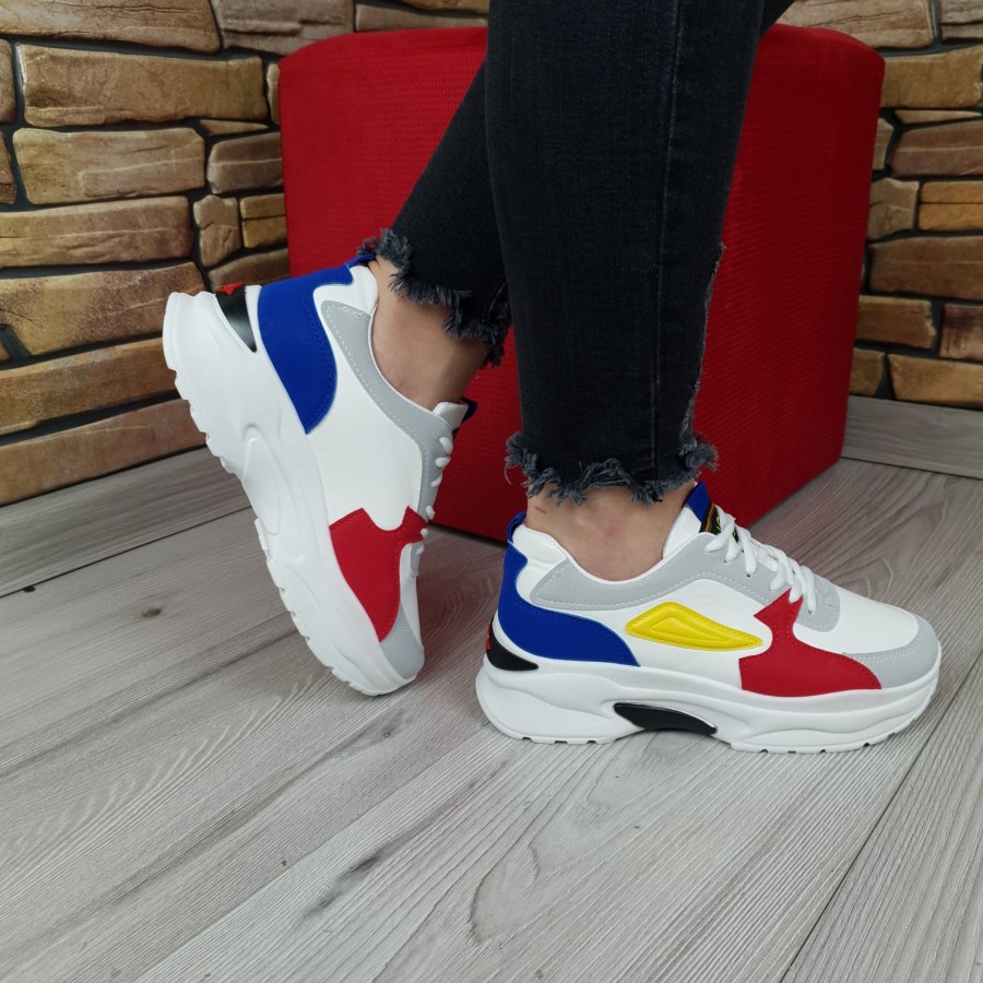 Pantofi Sport YF120-1 WHITE/BLUE/RED R2/9/5 - Incaltaminte Sport -reducerim.ro Pantofi Sport YF120-1 WHITE/BLUE/RED R2/9/5 - Incaltaminte Sport - reducerim.ro