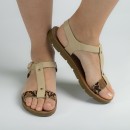 Sandale  JK-55 BEIGE R1/6/2 - Sandale - reducerim.ro