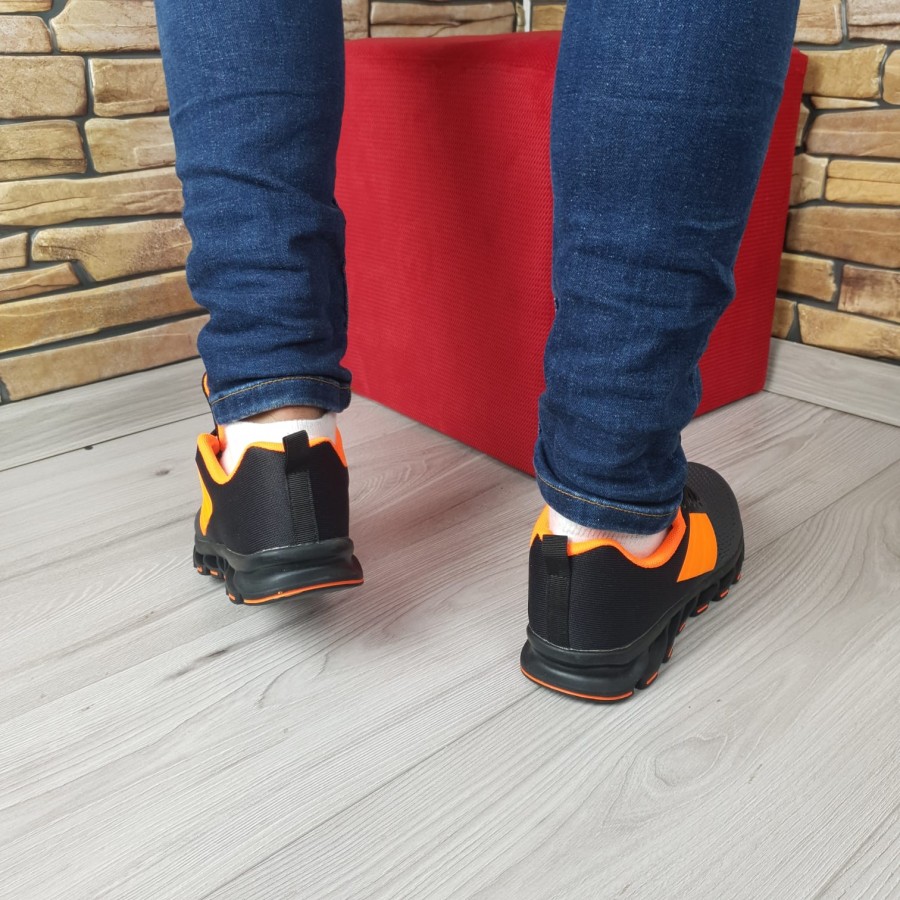 Pantofi casual DDC1 BLACK-ORANGE R2/5/2 - Pantofi sport - reducerim.ro