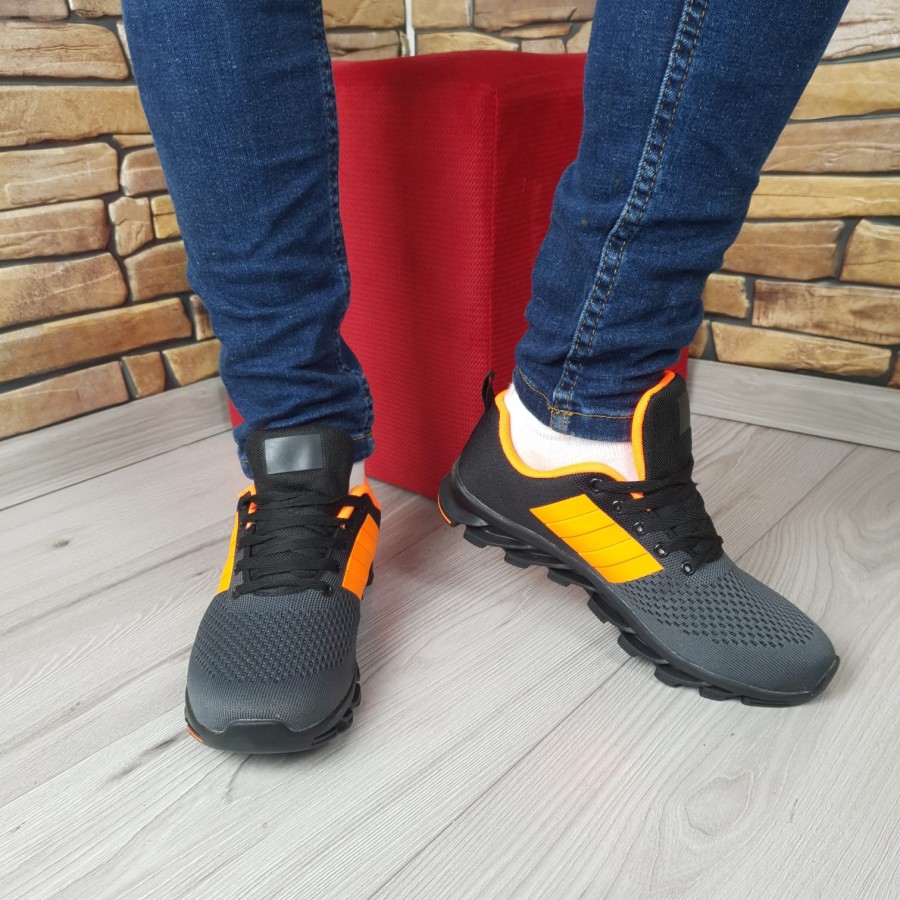Pantofi casual DDC1 BLACK-ORANGE R2/5/2 - Pantofi sport - reducerim.ro