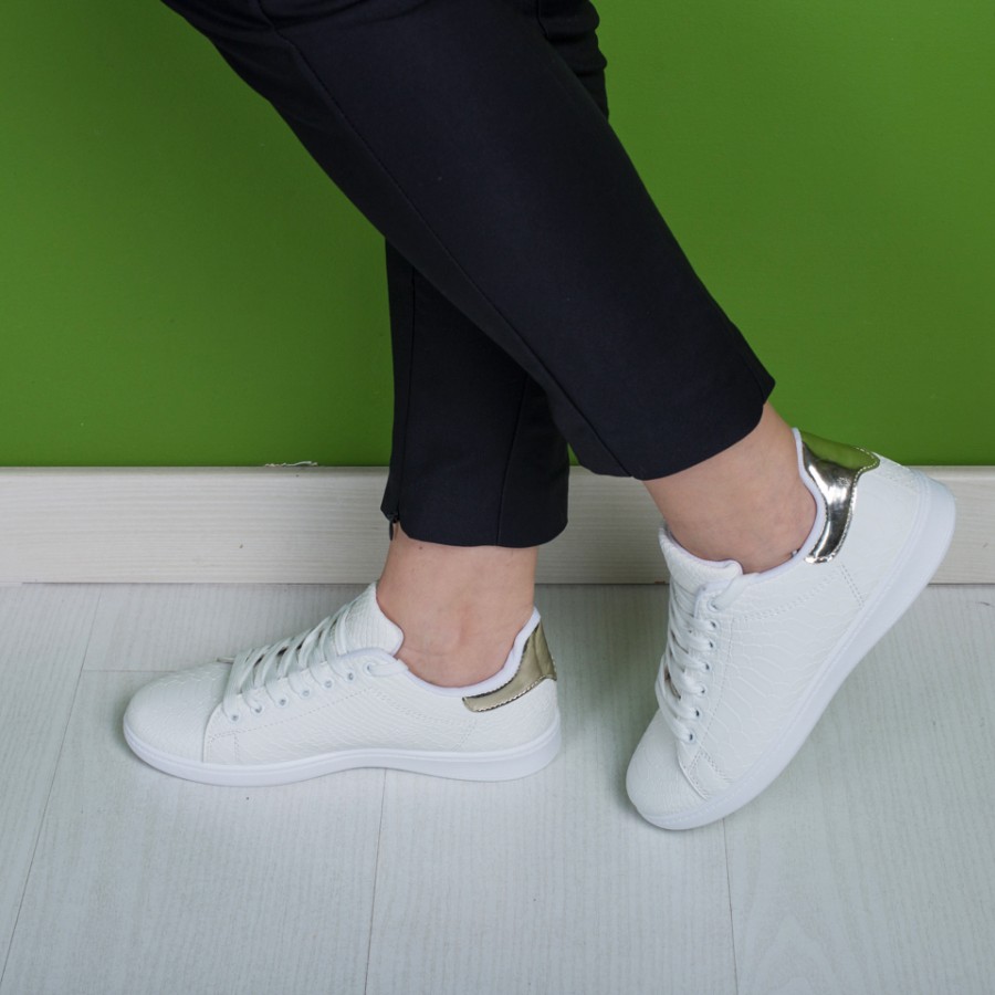 Pantofi sport F1631-5 WHITE/GOLD R1/5/3 - Incaltaminte Sport -reducerim.ro Pantofi sport F1631-5 WHITE/GOLD R1/5/3 - Incaltaminte Sport - reducerim.ro