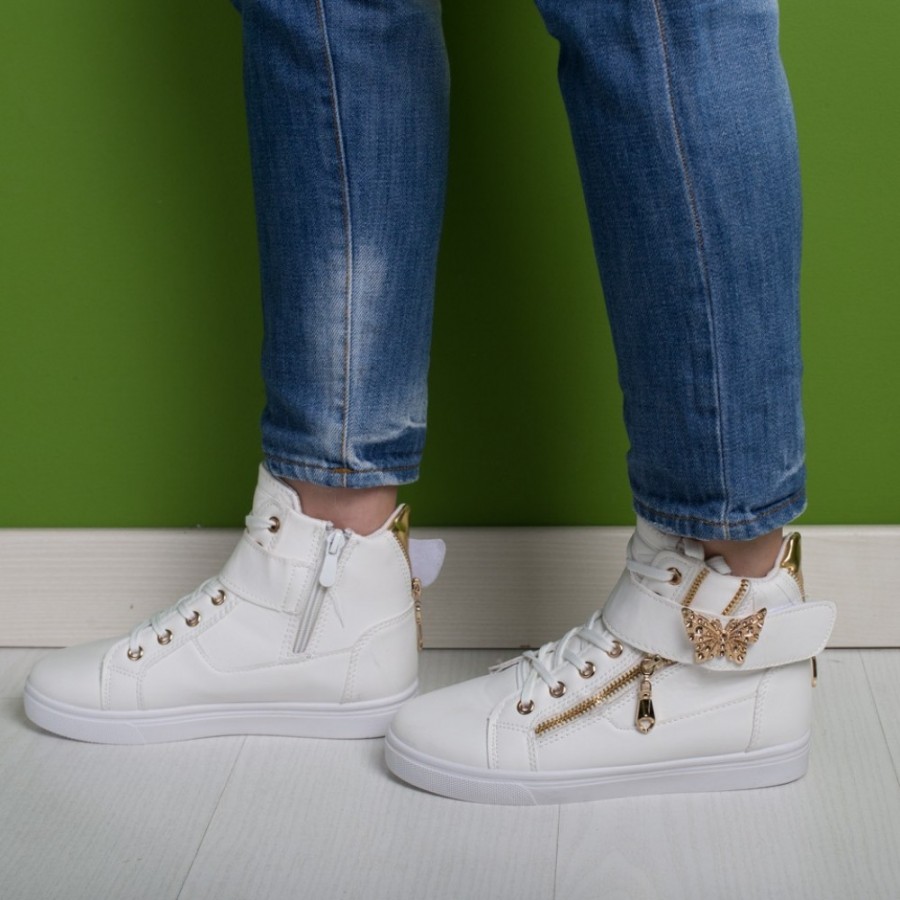 Ghete 169 WHITE R2/1/1 - Ghete Sport - reducerim.ro