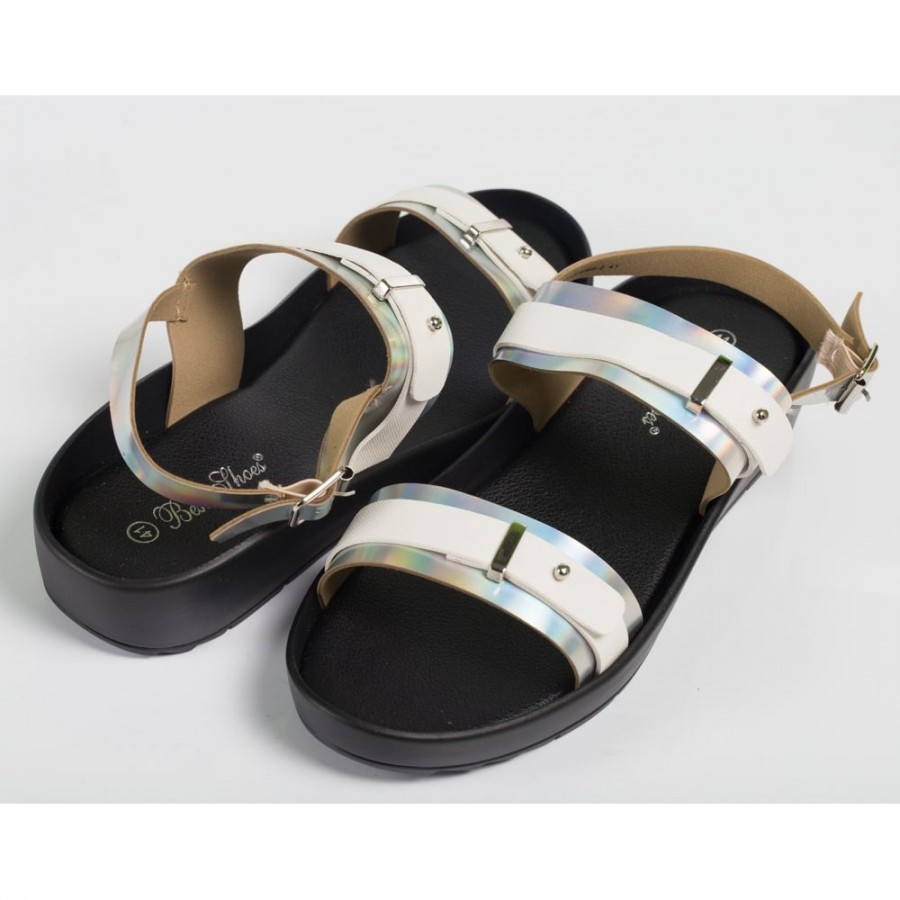 Sandale BY-3H085-2 WHITE R1/6/2 - Sandale -reducerim.ro Sandale BY-3H085-2 WHITE R1/6/2 - Sandale - reducerim.ro