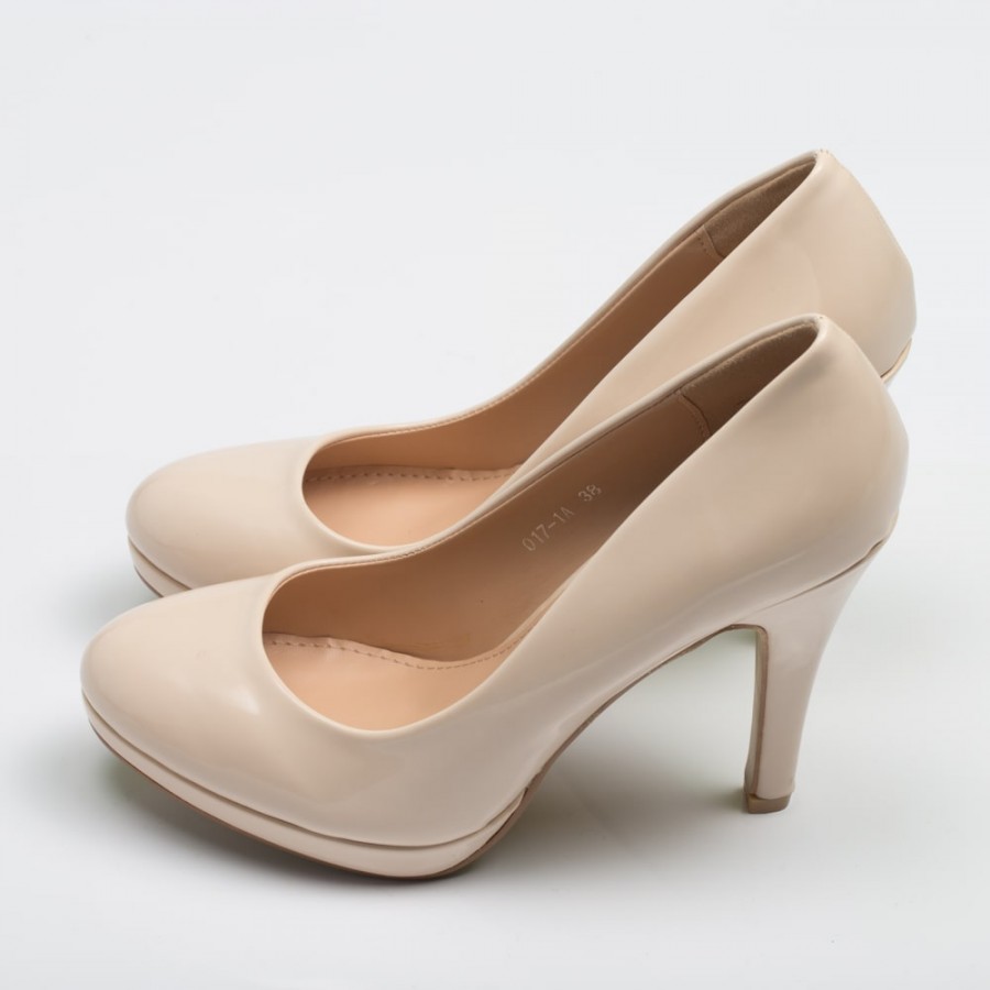 Pantofi 017-1A BEIGE R1/8/2 - Pantofi toc -reducerim.ro Pantofi 017-1A BEIGE R1/8/2 - Pantofi toc - reducerim.ro