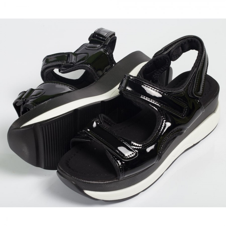 Sandale 7L203 BLACK R1/6/2 - Sandale - reducerim.ro
