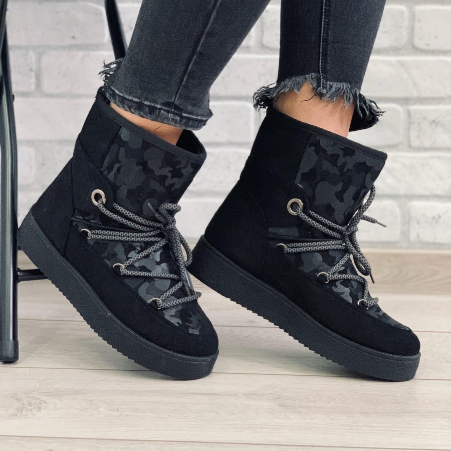 Ghete Ivona B787 Black R1/1/1 - Ghete Sport - reducerim.ro