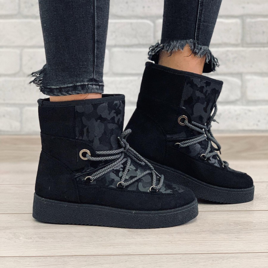 Ghete Ivona B787 Black R1/1/1 - Ghete Sport - reducerim.ro