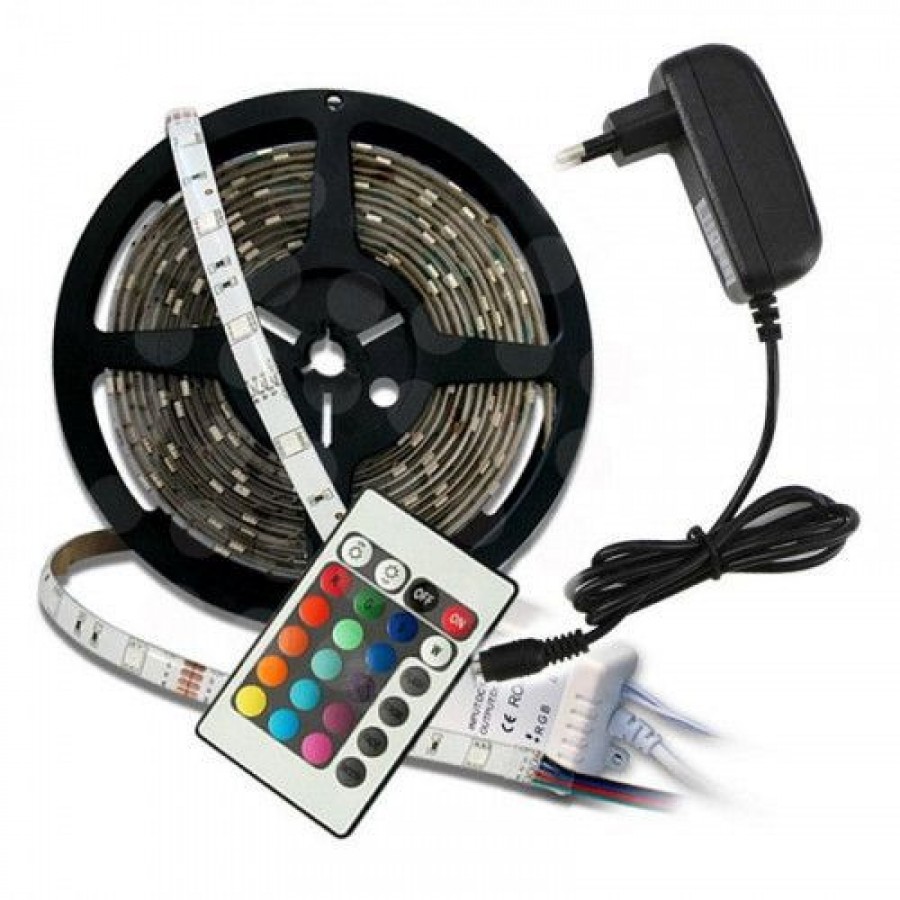 LICHIDARE STOC: Banda LED multicolora, 5 m - LICHIDARE STOC - reducerim.ro