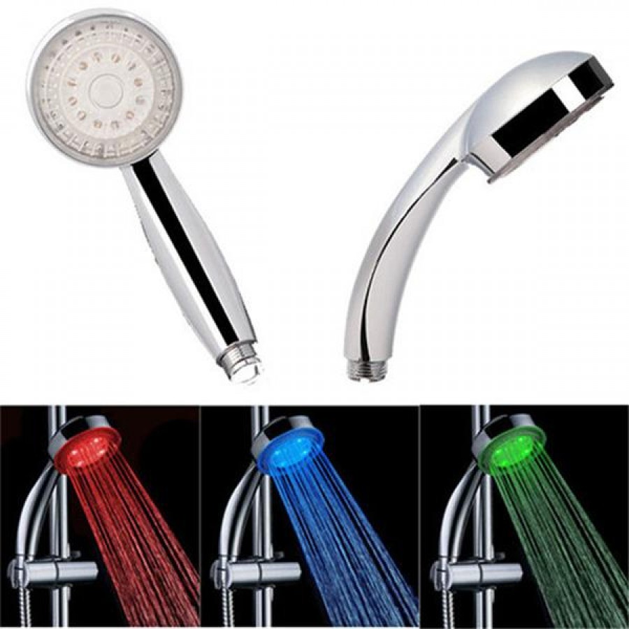 LICHIDARE STOC : Cap de dus cu led-uri colorate, model universal - LICHIDARE STOC - reducerim.ro