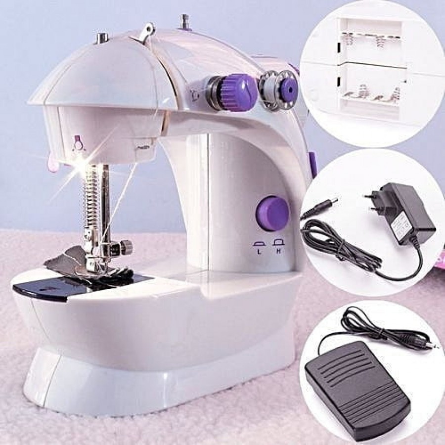 LICHIDARE STOC:Masina de cusut portabila 4 In 1 Mini Sewing, Alba - LICHIDARE STOC -reducerim.ro LICHIDARE STOC:Masina de cusut portabila 4 In 1 Mini Sewing, Alba - LICHIDARE STOC - reducerim.ro
