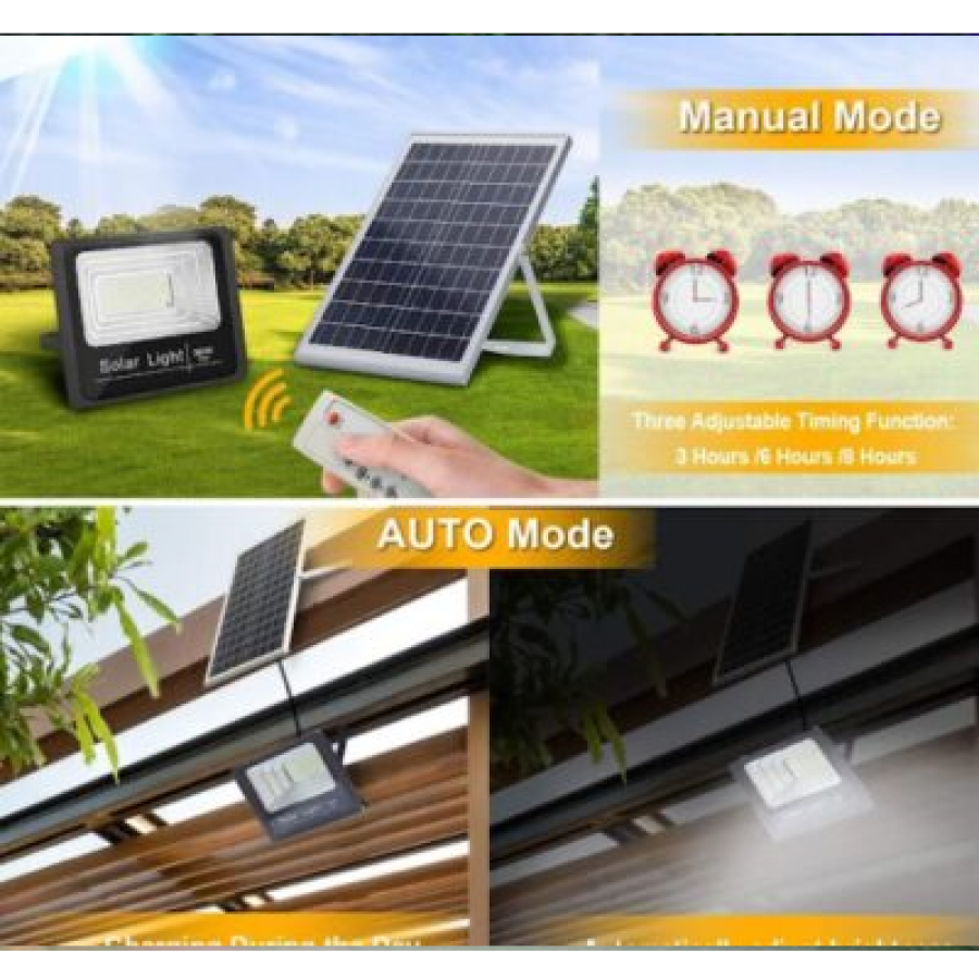 Proiector Led cu Panou Solar si Telecomanda 400W Proiector Led cu Panou Solar si Telecomanda 400W