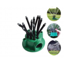 OFERTA - Aspersor de gradina cu 12 furtunuri + Mini masina de tuns gazonul