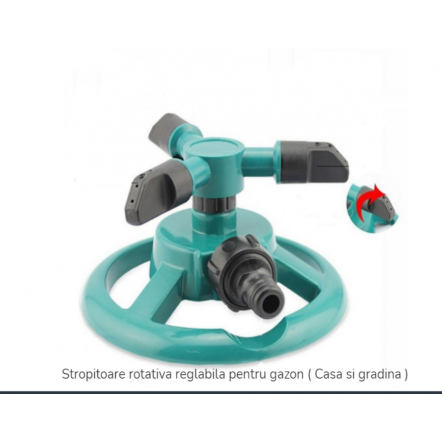 SUPER OFERTA -Furtun extensibil 30m + Stropitoare rotatitva cu 3 brate