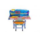 Birou interactiv cu scaunel pentru copii, Albastru marin, Cod H20-i01400 Birou interactiv cu scaunel pentru copii, Albastru marin, Cod H20-i01400