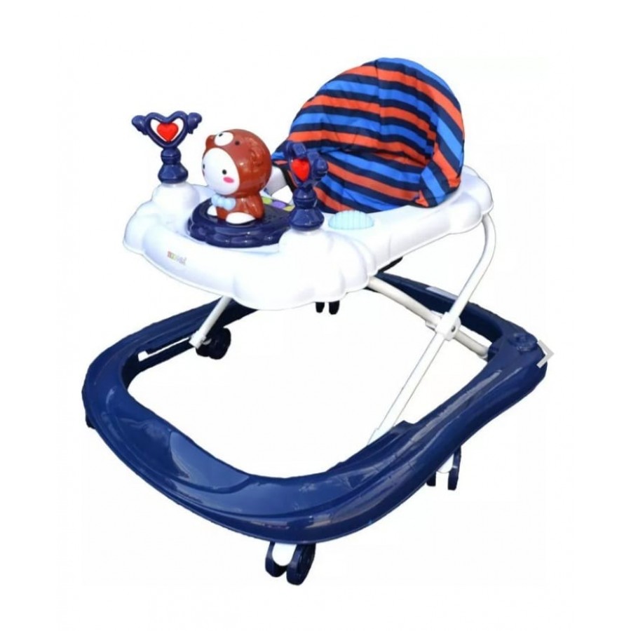 Premergator 3 trepte de inaltime cu panou muzical 6 luni+ albastru Cod 503- i0950 Premergator 3 trepte de inaltime cu panou muzical 6 luni+ albastru Cod 503- i0950