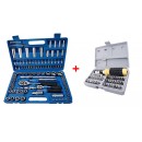 Kit Trusa de 108 chei tubulare cromate + Set complet surubelnita brat flexibil cu accesorii, trusa 41in1 Kit Trusa de 108 chei tubulare cromate + Set complet surubelnita brat flexibil cu accesorii, trusa 41in1