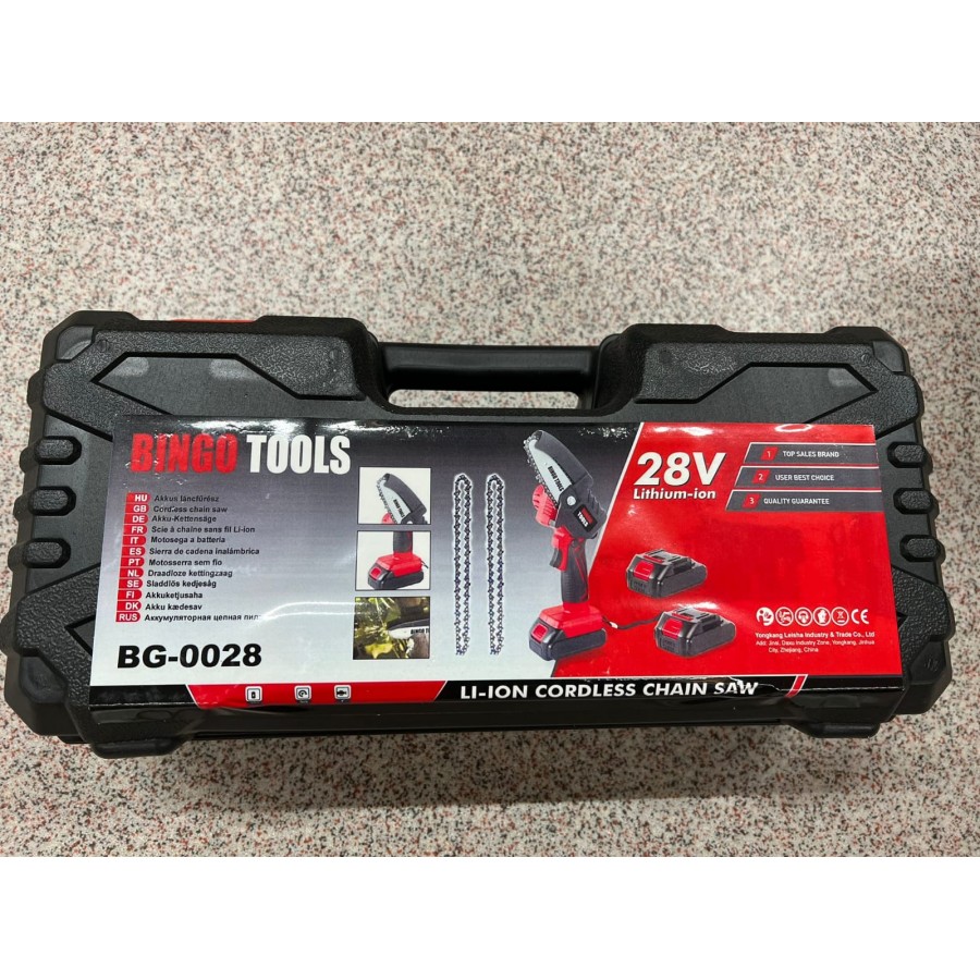 Mini drujba  BingoTools  BG-0028cu acumulator de 28V LI-ON, Cod 00310mld