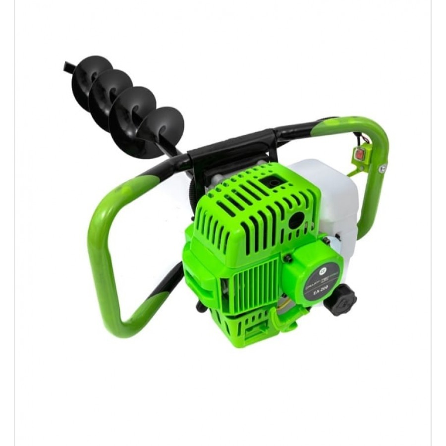 Motoburghiu verde benzina Craft-Tec , MX200, 4.5kW, motor 2 timpi, 6 CP + burghiu  250mm