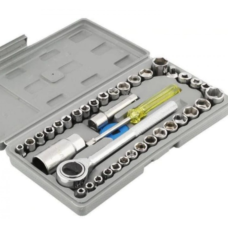 Trusa de 108 chei tubulare cromate + Cadou Chei tubulare, surubelnite cu clichet, trusa 40 de piese Trusa de 108 chei tubulare cromate + Cadou Chei tubulare, surubelnite cu clichet, trusa 40 de piese