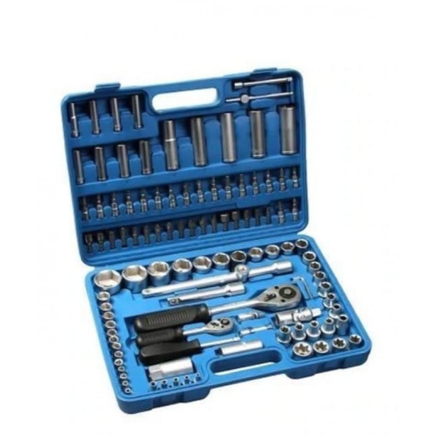 Trusa de 108 chei tubulare cromate + Cadou Chei tubulare, surubelnite cu clichet, trusa 40 de piese Trusa de 108 chei tubulare cromate + Cadou Chei tubulare, surubelnite cu clichet, trusa 40 de piese