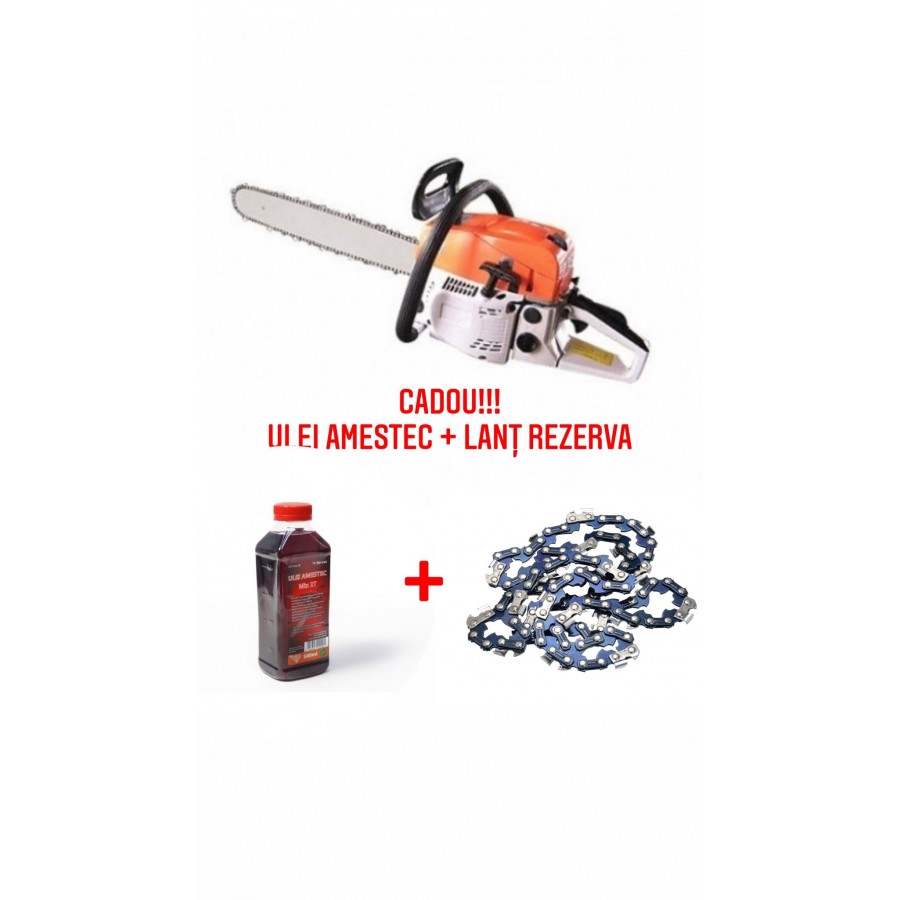 Motofierastrau-Drujba  putere1.9CP, lama 40cm, Cadou Ulei Amestec + Lant de rezerva
