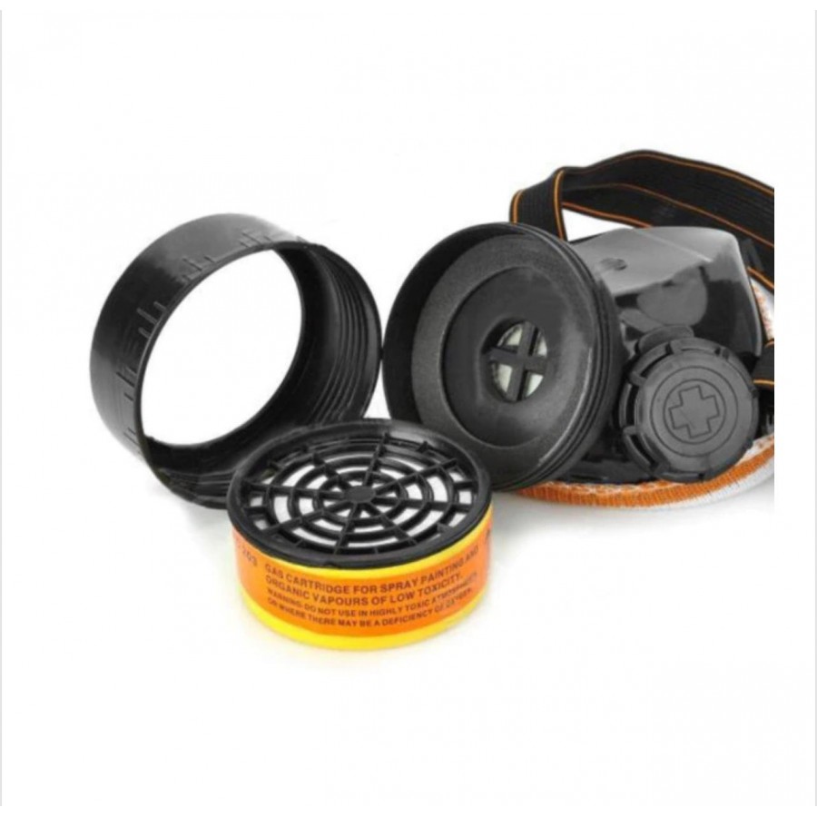Masca de protectie cu filtru de carbon activ Epica Star, pentru lucru in mediu chimic plus ochelari protectie Masca de protectie cu filtru de carbon activ Epica Star, pentru lucru in mediu chimic plus ochelari protectie