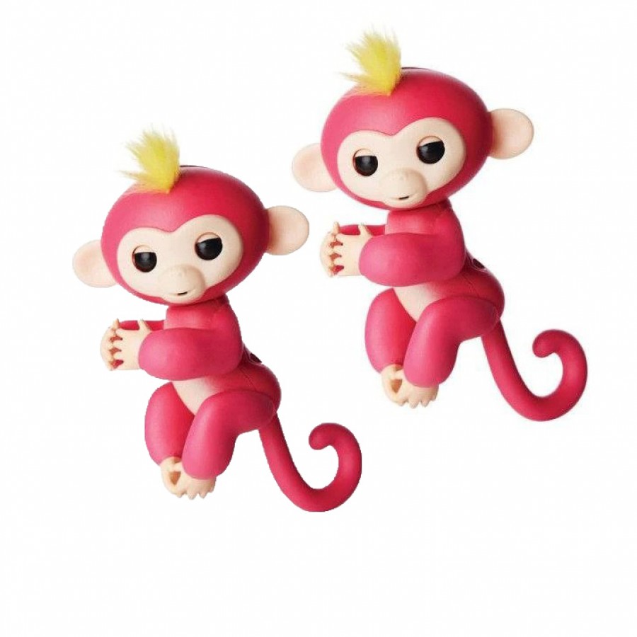 SET 2x Maimutica haioasa, happy monkey, roz, interactiva - Lumea Copiilor - reducerim.ro