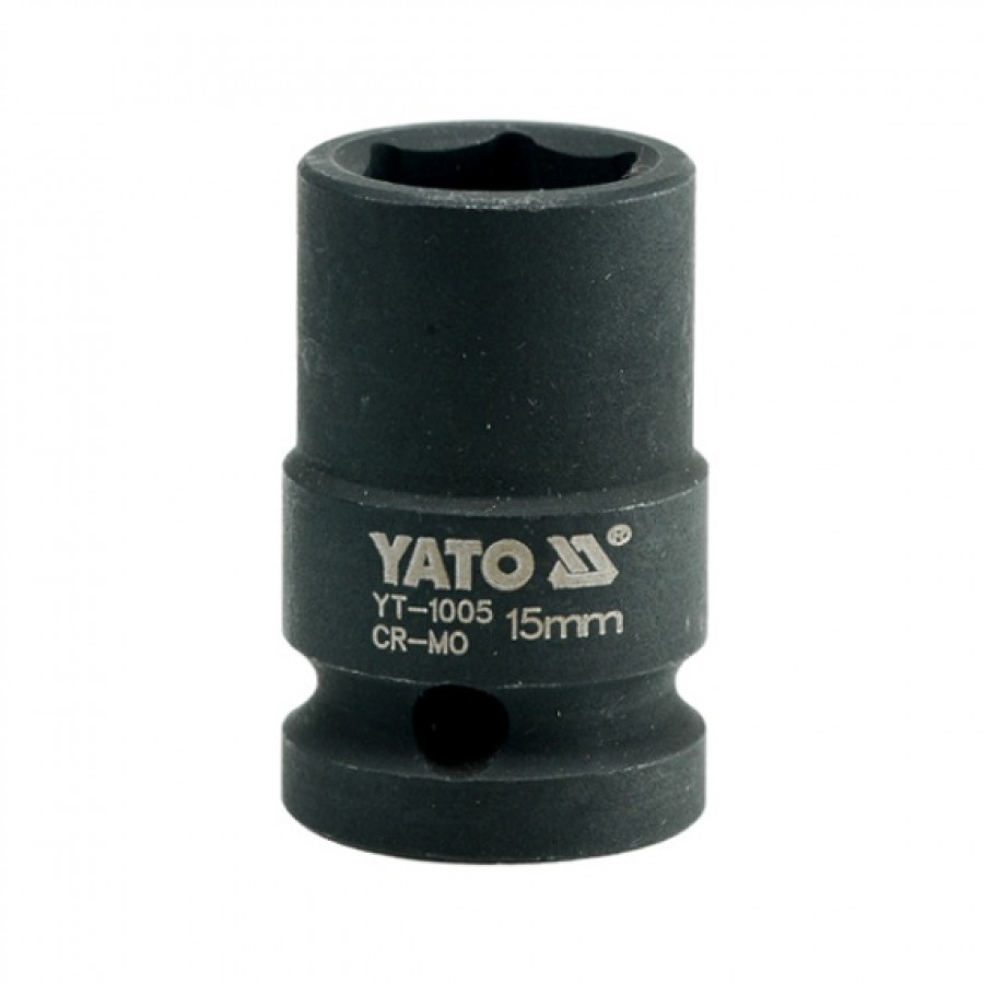 Cheie tubulară de impact 15 mm 1/2" Yato YT-1005 - Truse scule si unelte -reducerim.ro Cheie tubulară de impact 15 mm 1/2" Yato YT-1005 - Truse scule si unelte - reducerim.ro