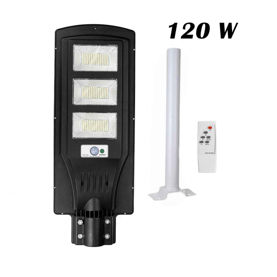 Lampa Stradala Solara Led 120W cu Telecomanda Inclusa - PRODUSE NOI -reducerim.ro Lampa Stradala Solara Led 120W cu Telecomanda Inclusa - PRODUSE NOI - reducerim.ro